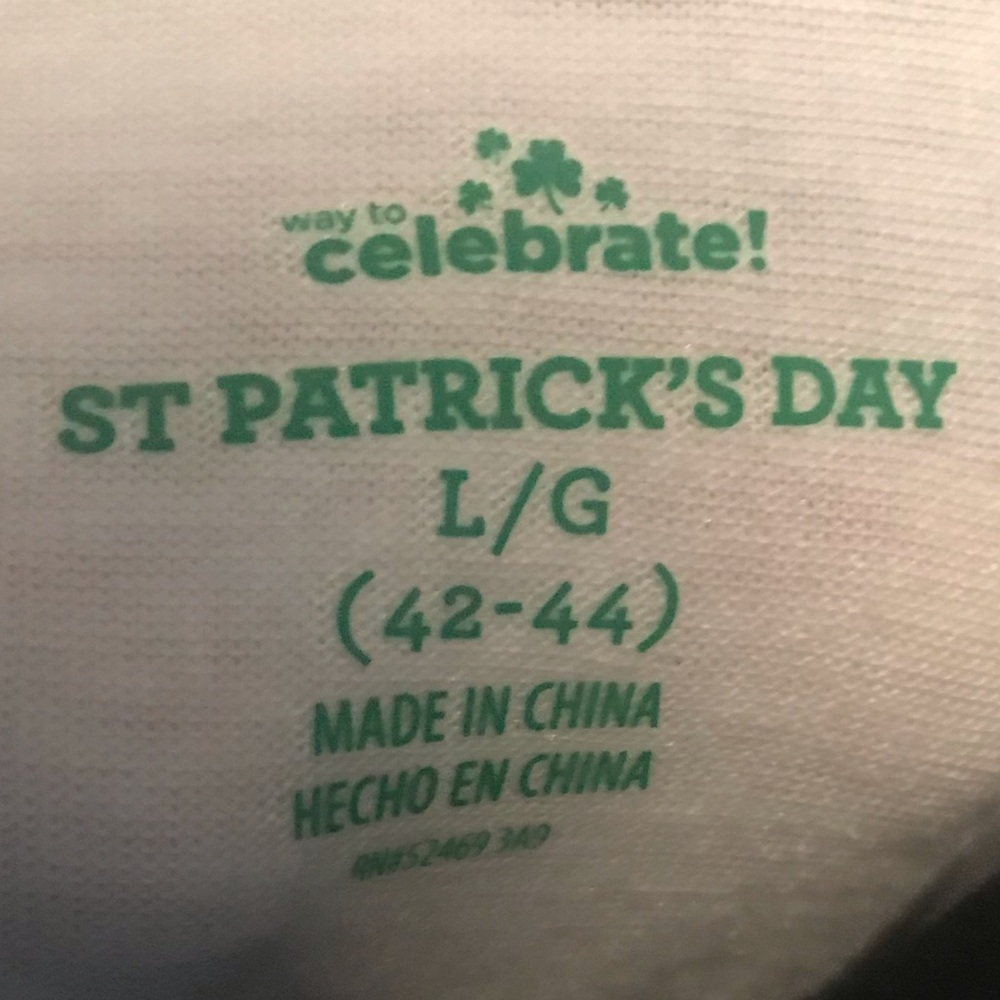 St. Patrick’s Day T Shirt Men’s Size L - Picture 2 of 6